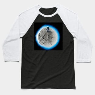 Astronaut on tiny planet Baseball T-Shirt